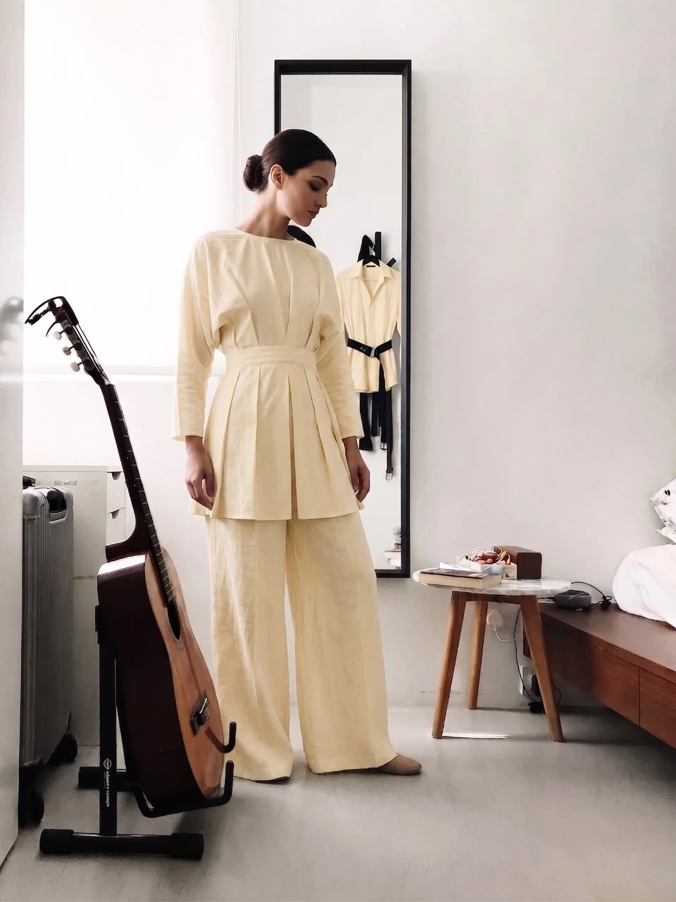Khadi A Line Co-Ord Set for Women
